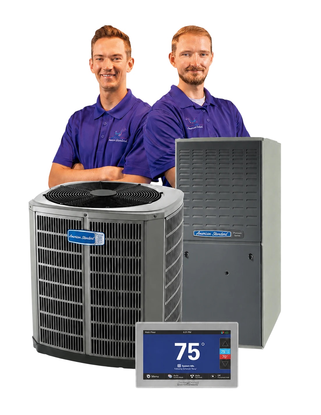 AZ Perfect Comfort technicians with American Standard equipment